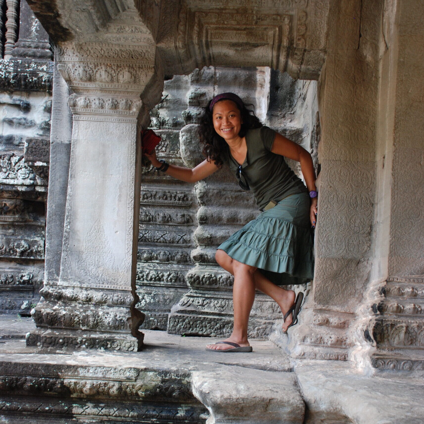 guide francophone au Cambodge temple